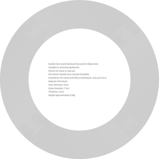 Защитен борд Target Surround, черен, 4 броя