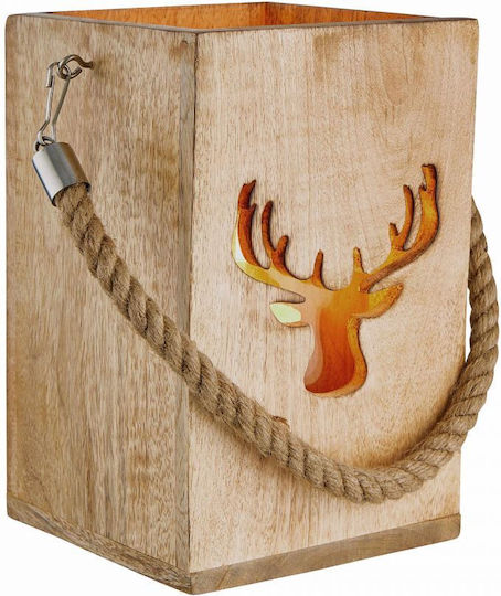 Butlers Christmas Wood Candle 24x16cm