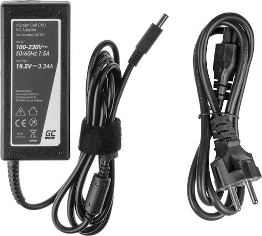Φορτιστής Laptop 65W 19.5V 3.34A για Dell