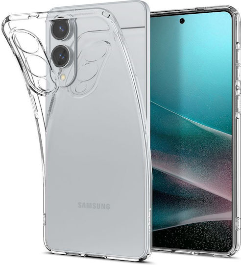 Spigen Liquid Crystal Umschlag Rückseite Silikon 0.3mm Transparent (Galaxy S25 Edge)