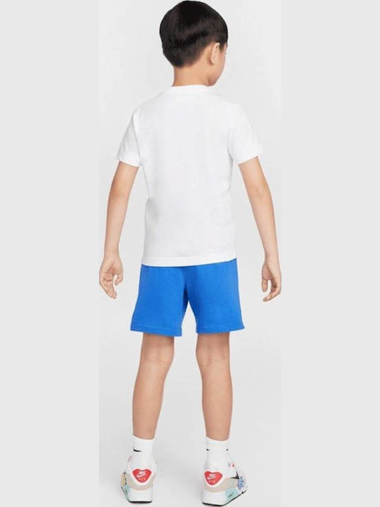Παιδικό Σετ με Σορτς Καλοκαιρινό 2τμχ Μπλε Sportswear