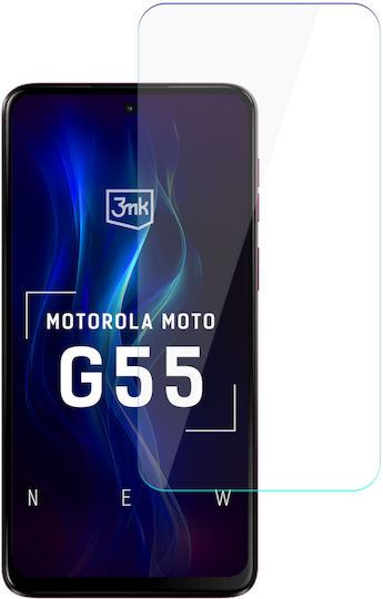 3MK Hardglass Tempered Glass (Moto G55)