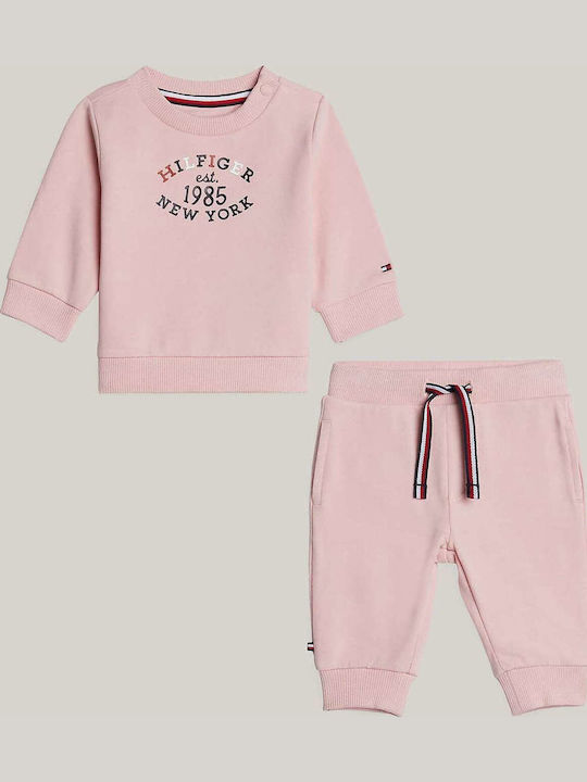 Kids' Set with Pants Winter 2pcs Pink