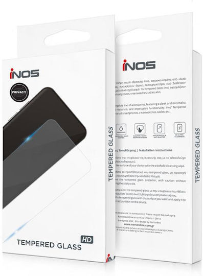 iNOS 2.5D 0.33mm Privacy Tempered Glass Black (Galaxy S25+)