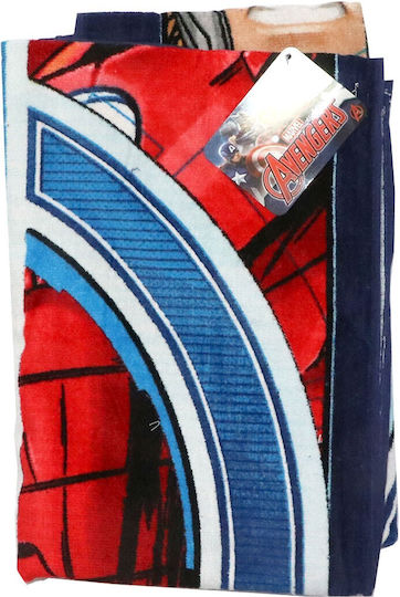 Marvel Avengers Παιδική Πετσέτα Θαλάσσης 70x140εκ Qe4209 B Σκούρο Μπλε