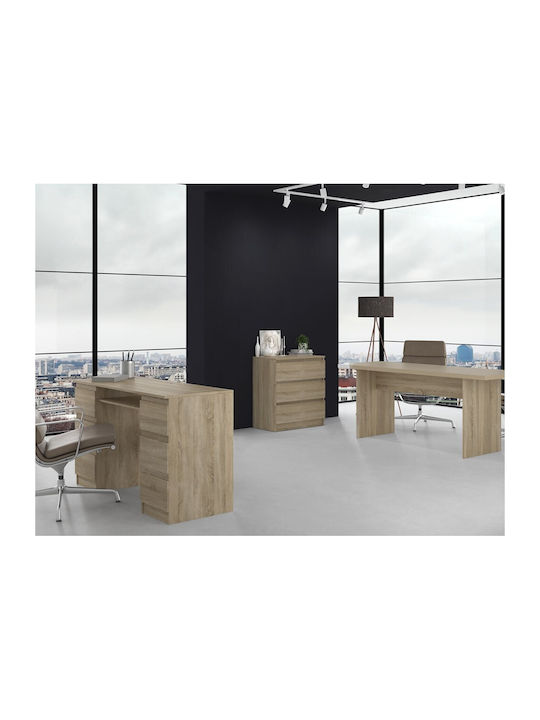Comoda pentru Dormitor M3 cu 3 sertare Sonoma 70x40x77buc