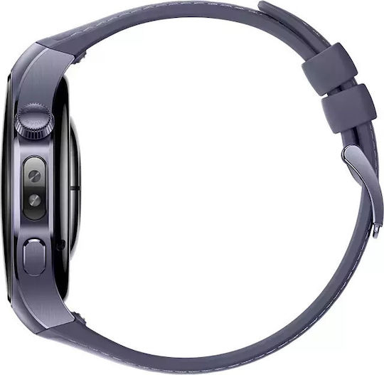 Huawei Watch 5 Titanium 46mm Waterproof with eSIM and Heart Rate Monitor (Purple)