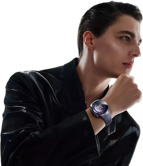 Huawei Watch 5 Titanium 46mm Waterproof with eSIM and Heart Rate Monitor (Purple)