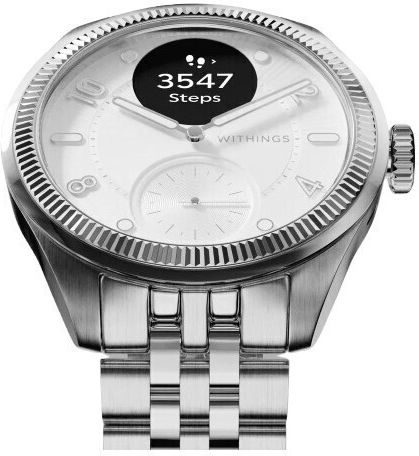 Withings Scanwatch Nova Brilliant Titanium 39mm with Heart Rate Monitor (Titanium-Grey)