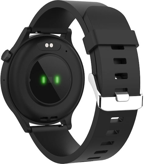 Denver SWC-338 Smartwatch με Παλμογράφο (Μαύρο)
