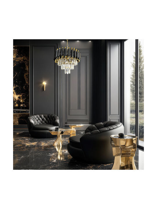 Eko Light Candelabru 5xE14 cu Cristale