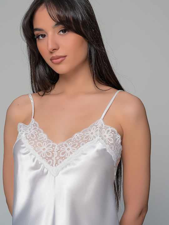 Milena by Paris Summer Satin Babydoll Ivory Coast