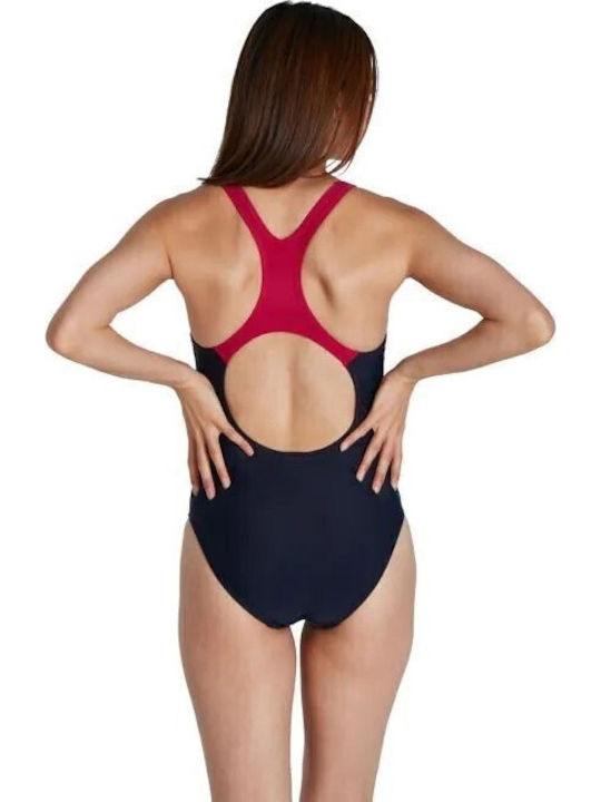 Medley Logo Medalist Athletic One-Piece Swimsuit Black