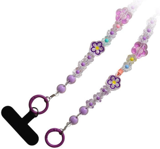 iNOS Fashion Neck Strap for Mobile Phones Purple