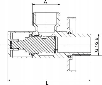Angle Valve Ceramic Head 1 2x3 8 Square