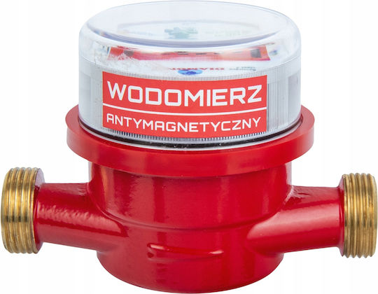 Antimagnetic Water Meter 1/2'' 2.5m3 Hot Water