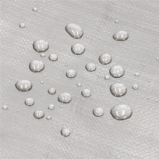 Waterproof Laminated Polyethylene Tarp 270g/m2 4x5m Gray