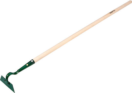 Trapezförmige Hacke 14 cm mit Holzgriff
