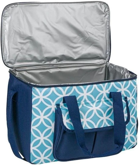 Geantă pentru alimente 28L 42x23x29cm Albastru-Turcoaz