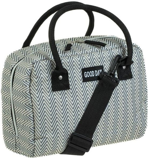 Geantă pentru alimente 7L 27x14x20cm Alb Gri