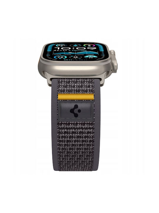 Spigen Athlex Air Armband Stoff Gray (Apple Watch 44/45/46mm/Ultra 49mm)