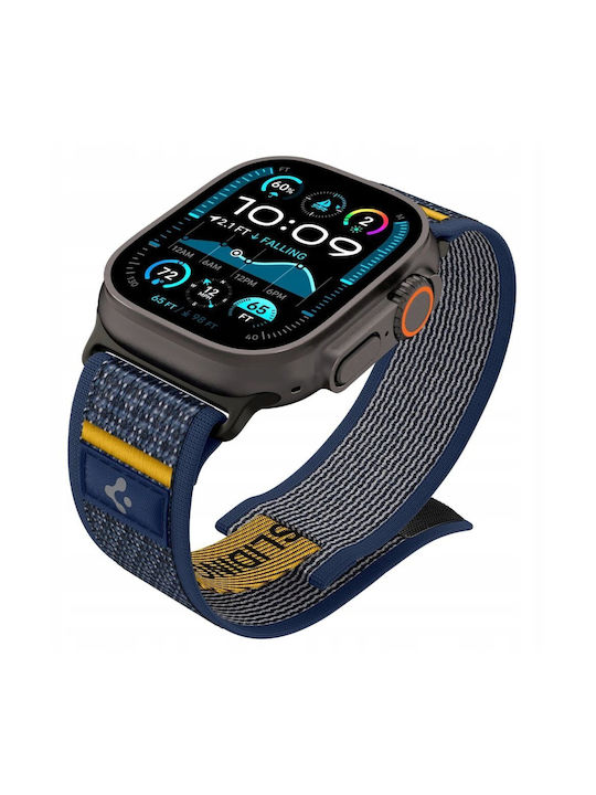 Spigen Athlex Air Tragbare Bänder Stoff Marineblaue (Apple Watch 44 / 45 / 46 / 49 mm)