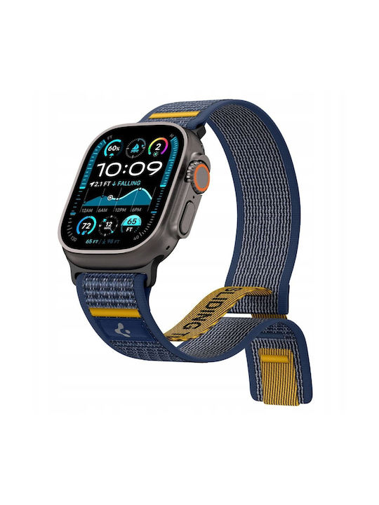 Spigen Athlex Air Tragbare Bänder Stoff Marineblaue (Apple Watch 44 / 45 / 46 / 49 mm)