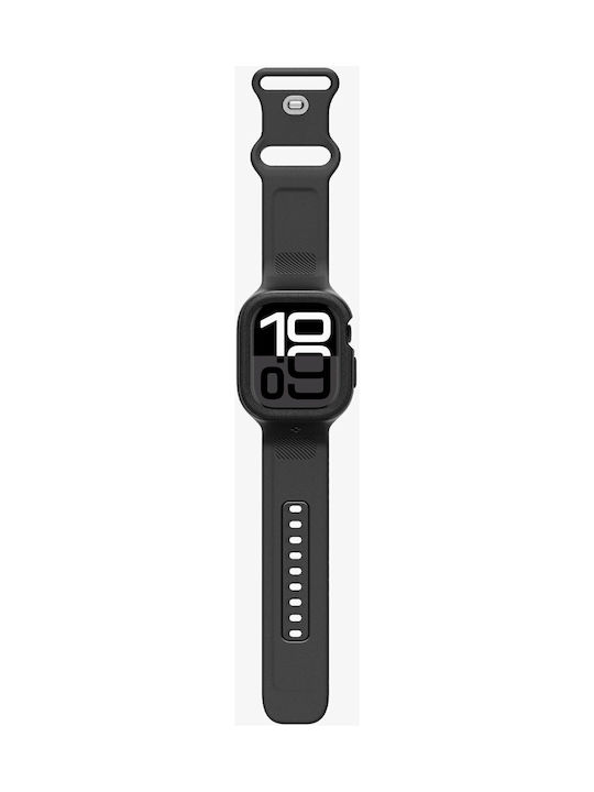 Spigen Vault Pro Θήκη Σιλικόνης σε Μαύρο χρώμα για Apple Watch 42mm