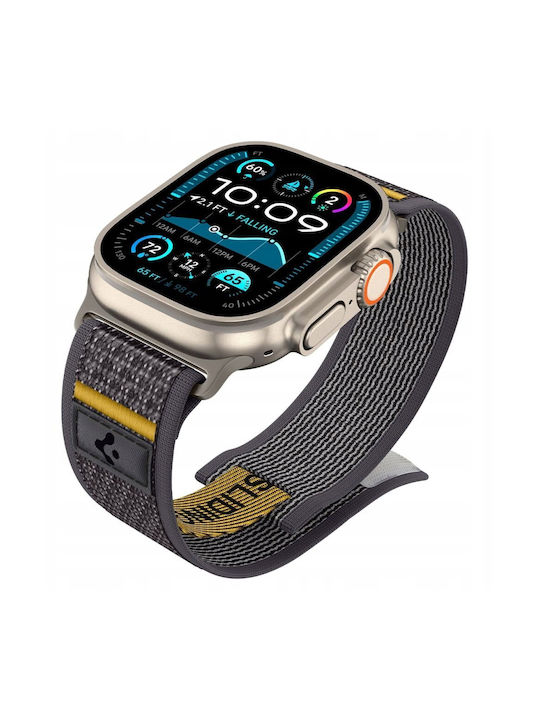 Spigen Athlex Air Armband Stoff Gray (Apple Watch 44/45/46mm/Ultra 49mm)