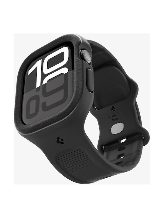 Spigen Vault Pro Θήκη Σιλικόνης σε Μαύρο χρώμα για Apple Watch 42mm