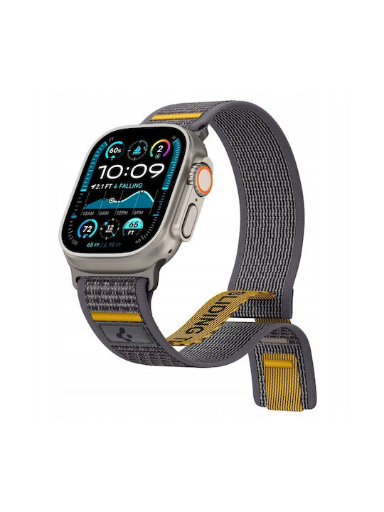 Spigen Athlex Air Armband Stoff Gray (Apple Watch 44/45/46mm/Ultra 49mm)