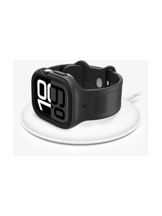 Spigen Vault Pro Θήκη Σιλικόνης σε Μαύρο χρώμα για Apple Watch 42mm
