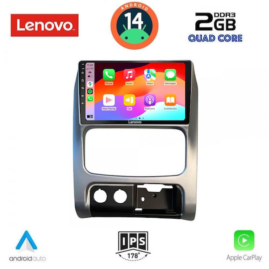 Lenovo Car Audio System for Jeep Cherokee / Liberty 2002-2007 (Bluetooth/USB/AUX/WiFi/GPS/Apple-Carplay/Android-Auto) with Touch Screen 9"
