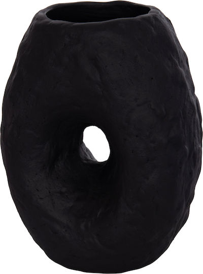 HomeMarkt Διακοσμητικό Βάζο Πήλινο Namentis Μαύρο 22x13xΥ28cm