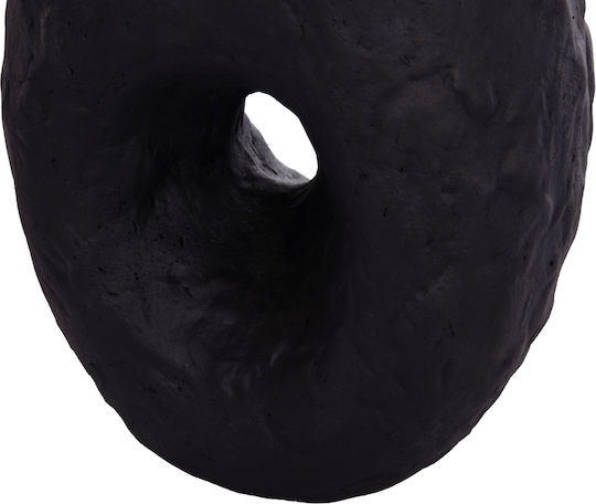 HomeMarkt Διακοσμητικό Βάζο Πήλινο Namentis Μαύρο 22x13xΥ28cm
