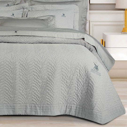 Greenwich Polo Club 2353 Κουβερλί Υπέρδιπλο Microfiber Grey 240x250cm