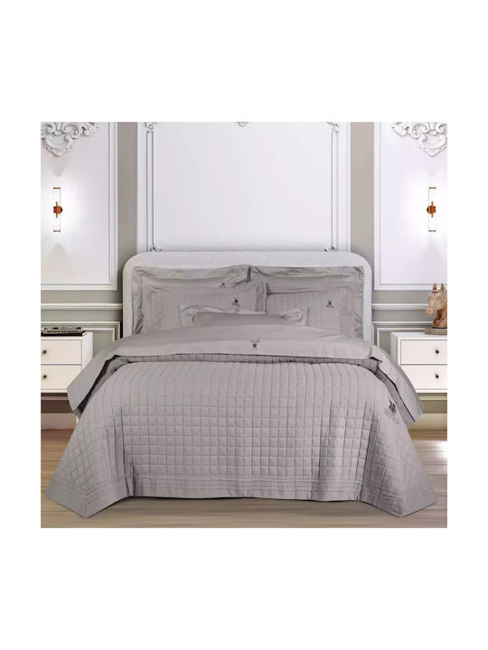 Greenwich Polo Club Σετ Μαξιλαροθήκες Oxford Taupe 50x70εκ.