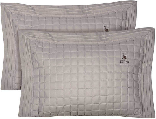 Greenwich Polo Club Pillowcase Set Oxford Taupe 50x70cm.
