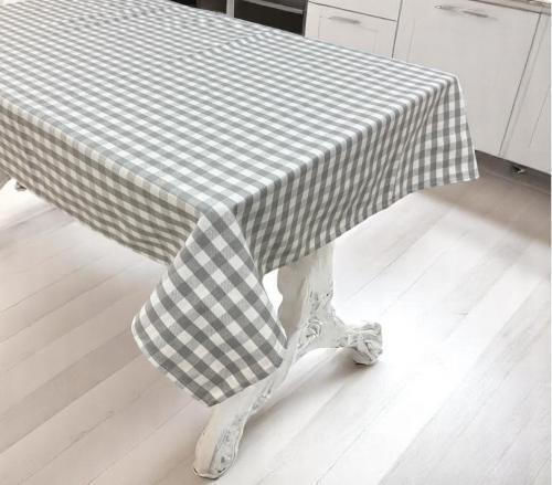 Linea Home Tischtuch Leinen Gray 140x140cm