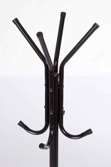 Bizzotto Cuiere de podea Metal Negru 42x42x172cm