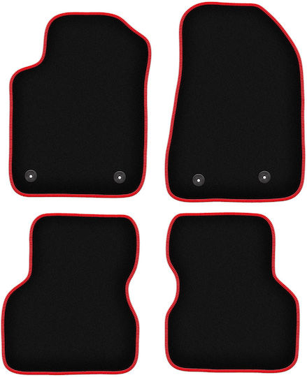 Carlux-rote Fußmatten Alfa Romeo Giulietta Hatchback 2010-2020