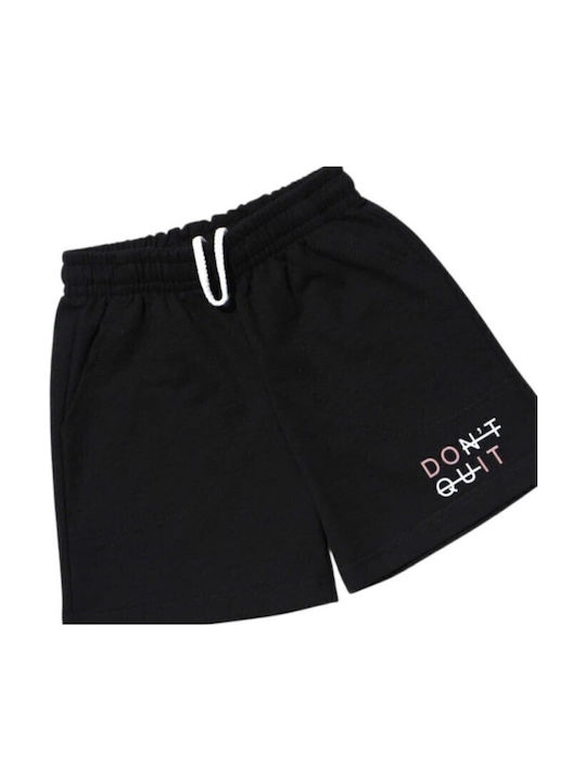 Șort/Salopetă Copii din Material Textil Negru