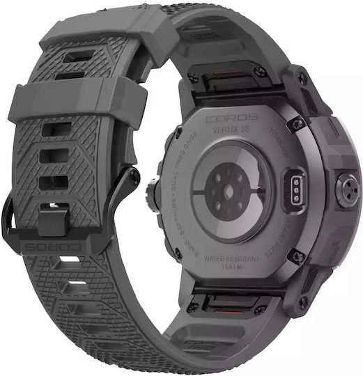 Coros Vertix 2s GPS Adventure Titan 50mm Smartwatch Waterproof cu Monitor De Ritm Cardiac (Space - M/L)