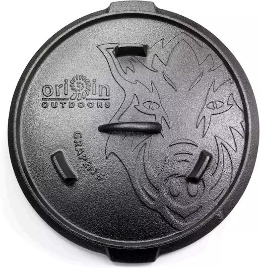 Cast Iron Dutch Oven Origin Outdoors with Legs 3.8L