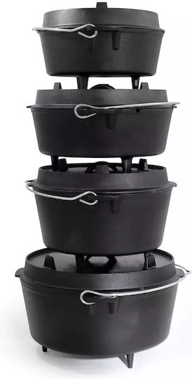 Cast Iron Dutch Oven Origin Outdoors with Legs 3.8L