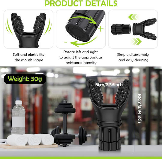 Breathing Fitness Device Increases Lung Capacity Improves Physical Endurance Sleep Black