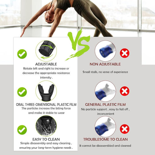 Breathing Fitness Device Increases Lung Capacity Improves Physical Endurance Sleep Black