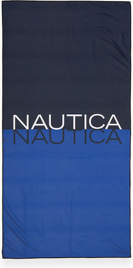 Nef-Nef Homeware Microfiber Body Towel 200gr/m² Nautica Duocolor Blue 160x80cm