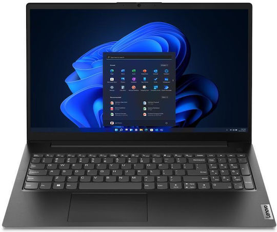 Lenovo V15 G4 AMN 15,6" Vollständige HD (Ryzen 3-7320U/16GB/512GB SSD/Kein Betriebssystem) Business Schwarz (Tastatursprache Internationales Englisch)