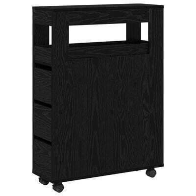 vidaXL Bathroom Cabinet L65xW23xH87cm Oak